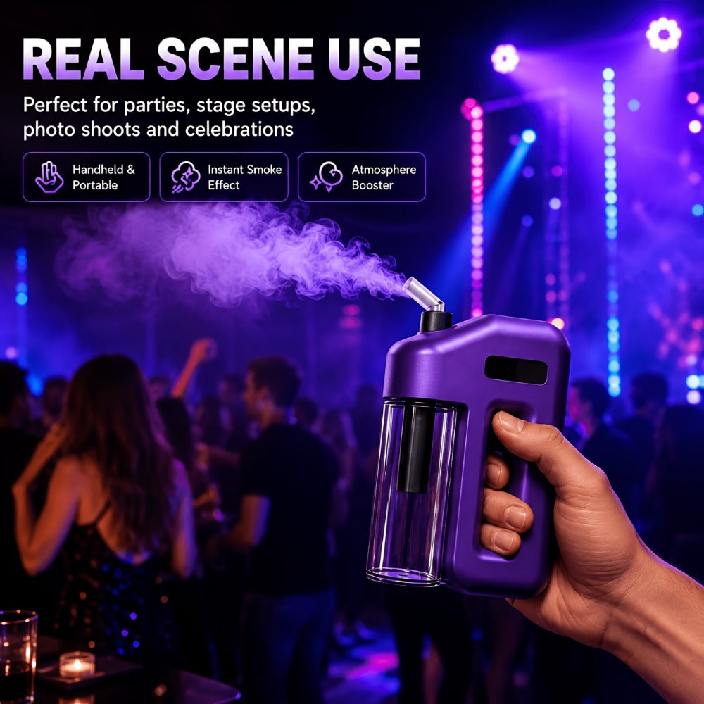 Stage Fog Machine, Portable, Mist, Set for Stage and Party Lighting