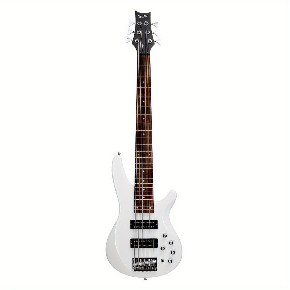 Electric Bass Guitar, Adjustable, 44 Inch, White, Inch, GIB for Lessons and Practice