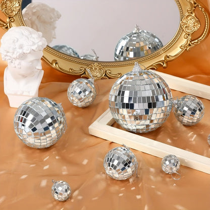 Disco Ball Decoration, 74pcs, Different, Sizes for Disco-Themed Parties