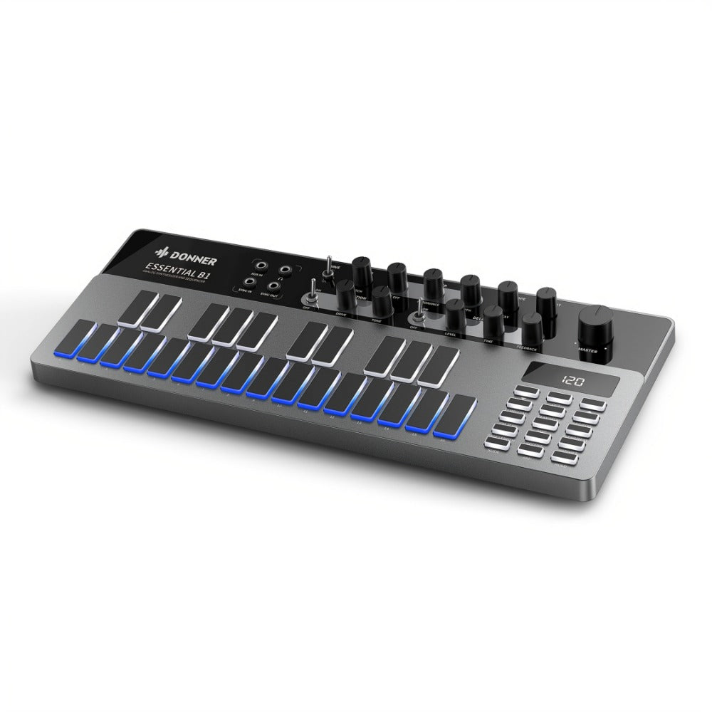 MIDI Pad Controller, Donner, Sequencer, Bass for Music Production