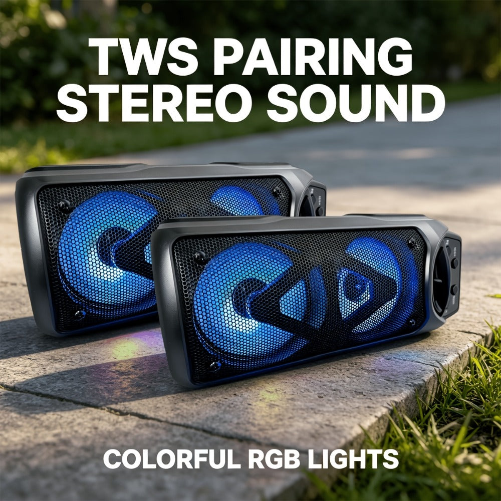 Portable PA Speaker, RGB, Wireless, Easter/Mother, Day for Parties and Karaoke