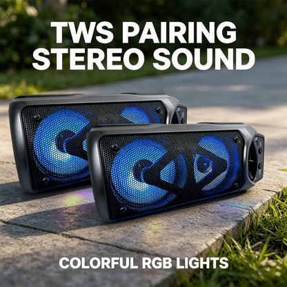 Portable PA Speaker, RGB, Wireless, Easter/Mother, Day for Parties and Karaoke