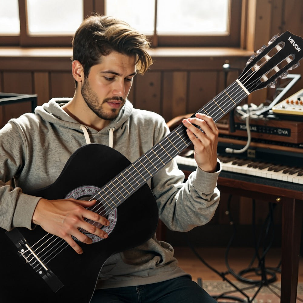 Acoustic Guitar, VEVOR, Classical, Beginner for Lessons and Practice