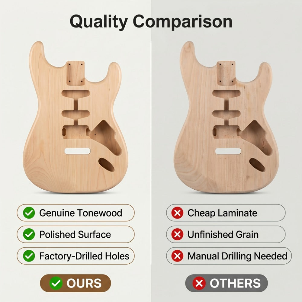 Guitar Stand, 43mm, Solid, Maple, Electric for Holding And Displaying Guitars