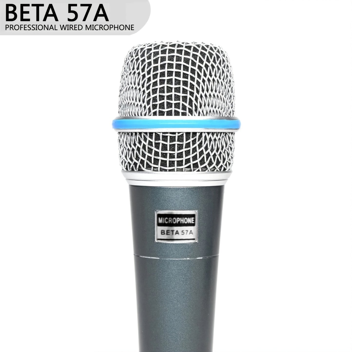 [Enhanced Vocal Clarity] Professional Wired Dynamic Microphone | 57A Supercardioid | Enhanced Vocal Clarity | Ideal for Karaoke, Live Streaming, and Recording | Includes Holder, Storage Bag, and Manual