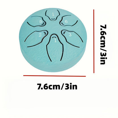 1/6pcs, Bass Drum, Outdoor Garden Rain Drum Air Pulse Drum for Outdoor Rain, Rain Drum And Rain Bell, Garden Instrument Rain Drum, Outdoor Air Pulse Rain Drum for Healing And Meditation (Additions: Cardboard Box, Cloth Bag, Sheet Music, Drumsticks)