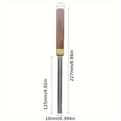 Diamond Guitar Fret File - Slim, Medium & Broad 4-Sided Steel Dressing with 2 Fretboard Protectors for Luthier Use
