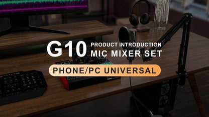 Podcast Equipment Bundle, Recording Studio Package with Voice Changer, Live Sound Card - Audio Interface for Laptop Computer Vlog Living Broadcast Live Streaming Plug And Play PC Computer Kit with Professional Chipset For, Gaming, Singing