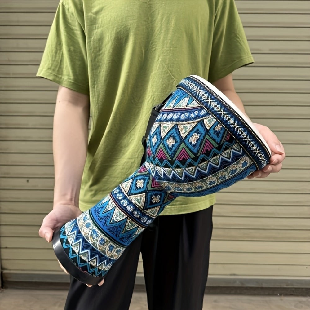 Hand Drum, Portable, Handmade, Campfire, 8-inch for Rhythm Practice