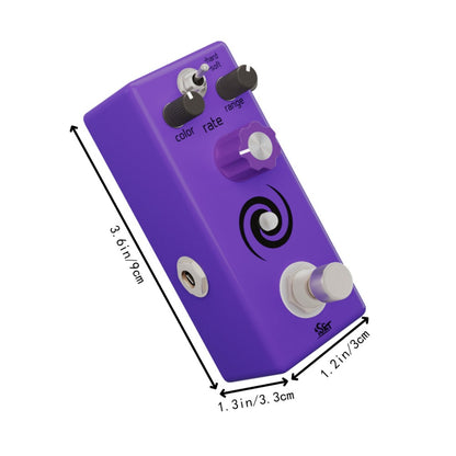 Guitar Effects Pedal, 36V, USB, True Bypass, Flanger for Electric Guitar Or Bass Tone