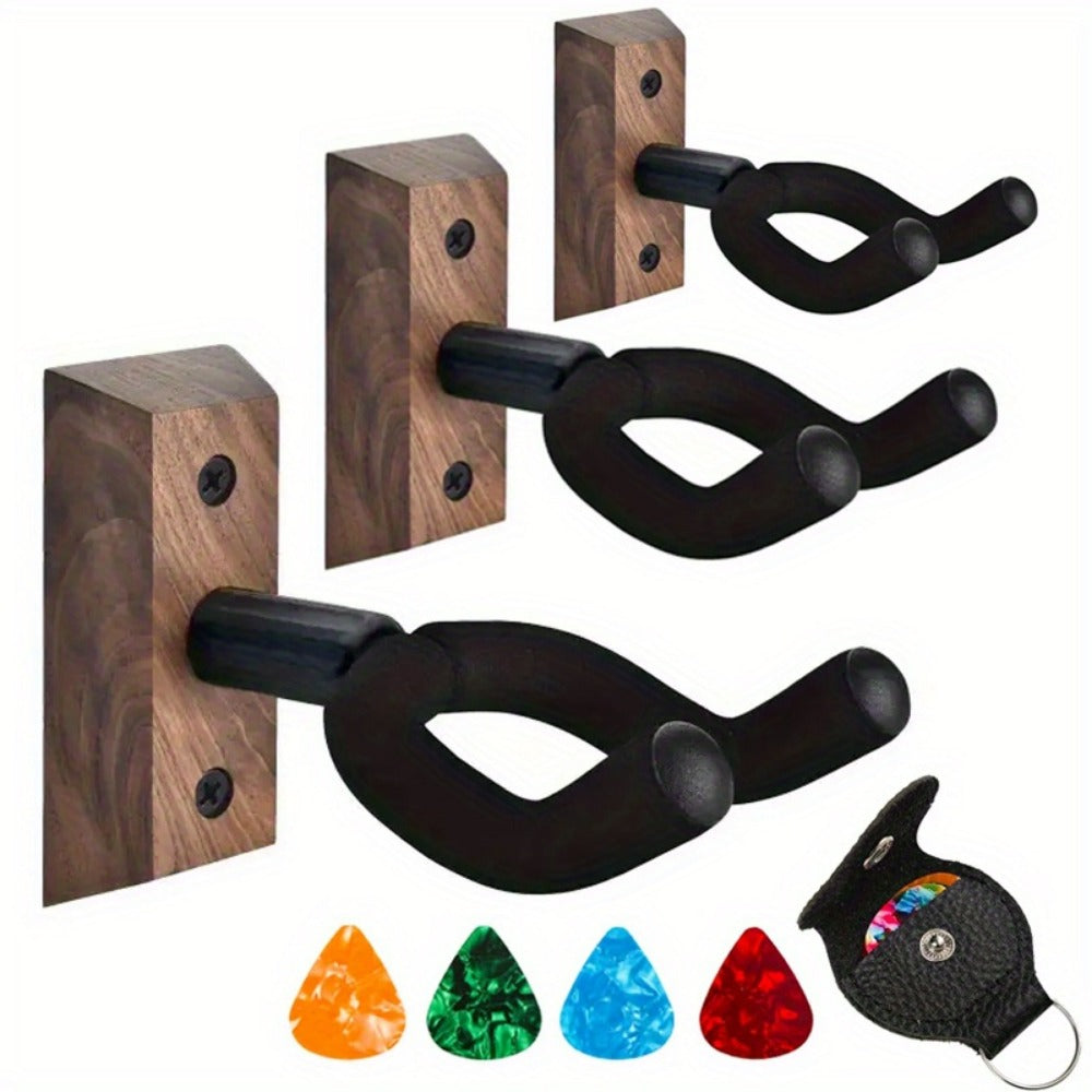 Guitar Stand, 2 Pack, Wall, Mount, Pack for Holding And Displaying Guitars