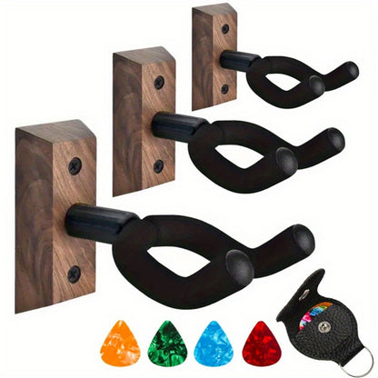 Guitar Stand, 2 Pack, Wall, Mount, Pack for Holding And Displaying Guitars