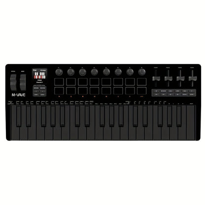 MIDI Keyboard Controller, Wireless, 37 Keys, M-VAVE, SMK37PRO for Music Production