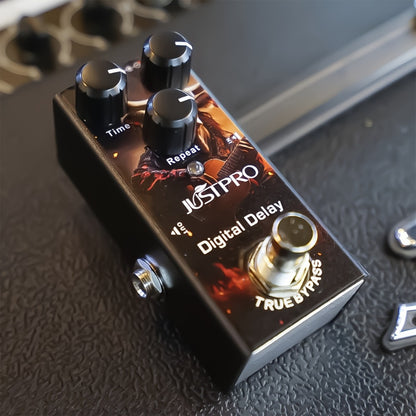 Guitar Effects Pedal, Crunch Distortion, True Bypass, Vintage for Electric Guitar Or Bass