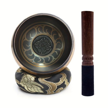Singing Bowl Set, 3. 15 Inch Sound Bowl Meditation Bowl Meditation Sound Bowl Handcrafted In Nepal for Healing And Mindfulness