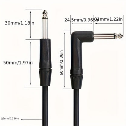 Instrument Cable, 10ft, 20ft, Premium, Quality, Electric for Connecting Instruments