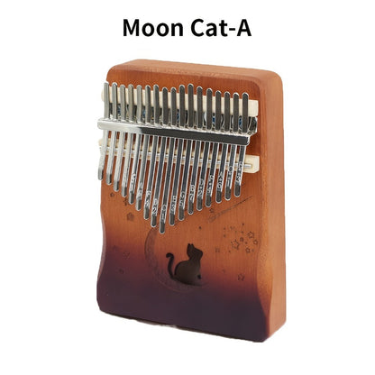 17-Key Kalimba Thumb Piano with Gift Box, Tuning Hammer and Songbook