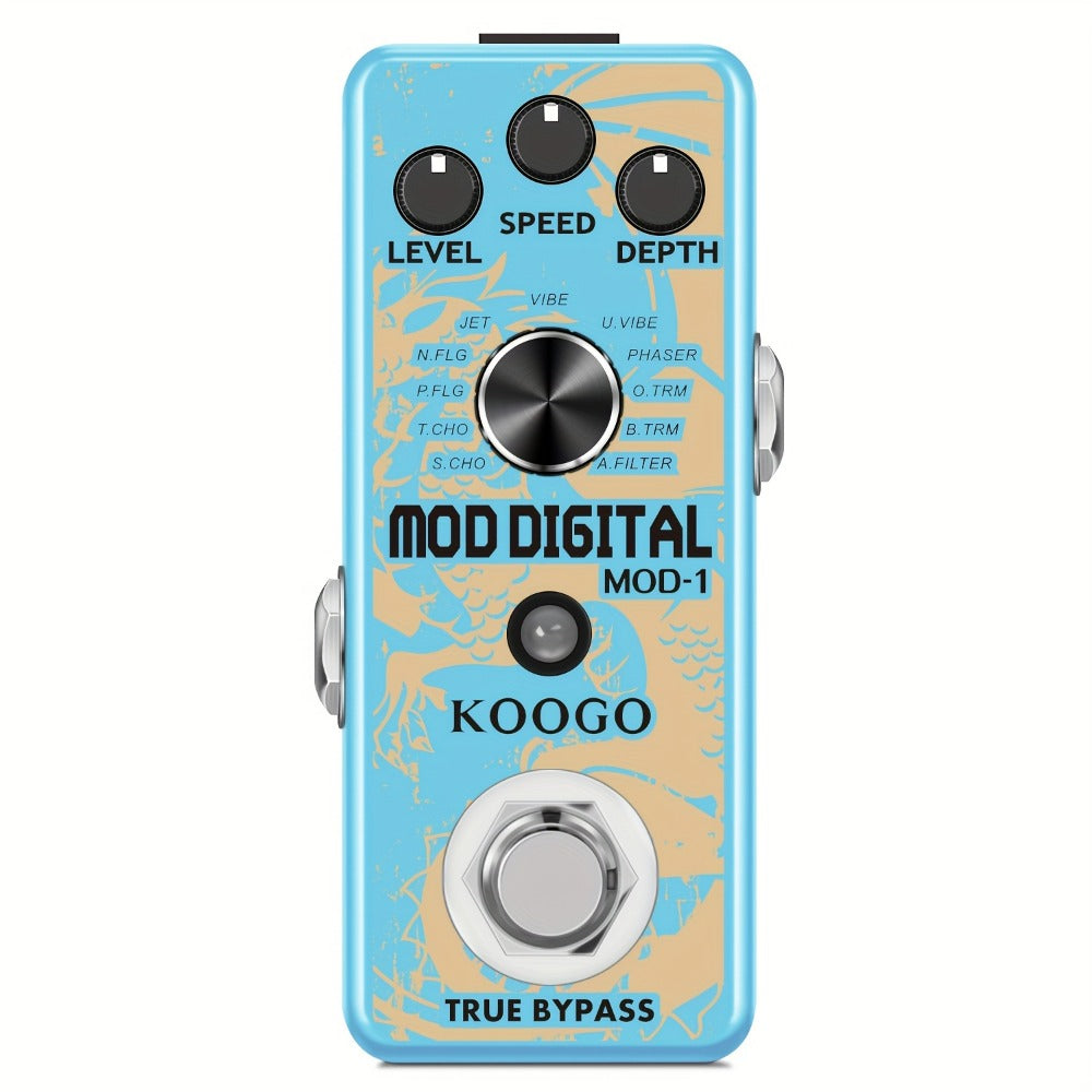 Guitar Effects Pedal, Dynamic, Tuner Pedal, Mini for Electric Guitar Or Bass Tone Shaping