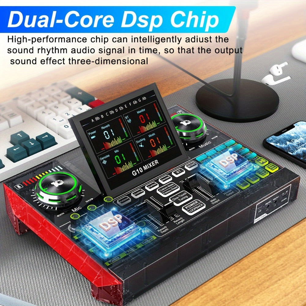 USB Audio Interface, G10-BM700-OTG, USB, 36V, Podcast, Equipment, Bundle for Recording