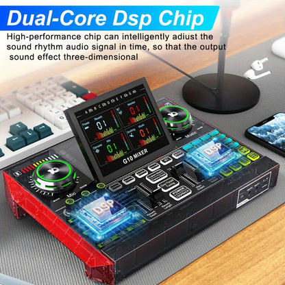 USB Audio Interface, G10-BM700-OTG, USB, 36V, Podcast, Equipment, Bundle for Recording