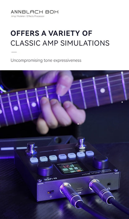 M-VAVE Digital Integrated Electric Guitar Bass Effect • BLACKBOX Black Box • Multi-Function Single-Block Speaker • Mobile Phone Computer Recording • Analog Sound Card