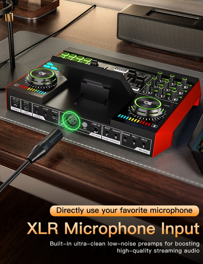USB Audio Interface, G10-BM700-OTG, USB, 36V, Podcast, Equipment, Bundle for Recording