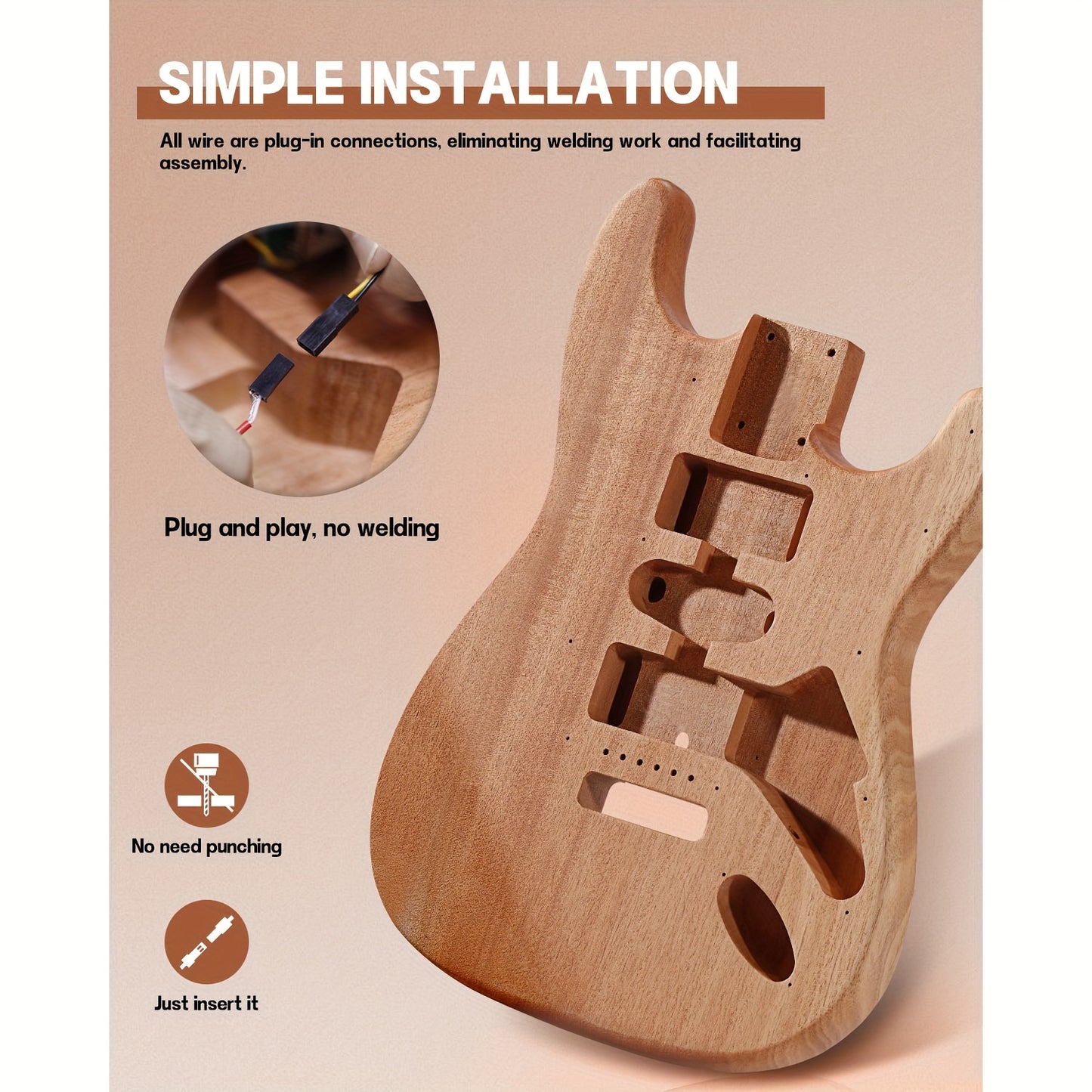 Leo Jaymz Electric Guitar Kits Multiple Model Options