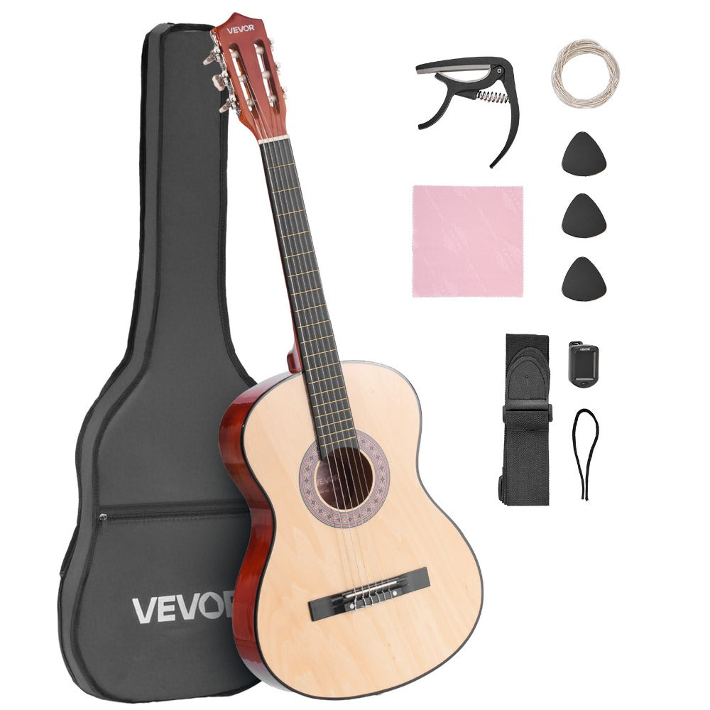 Acoustic Guitar, VEVOR, Classical, Beginner for Lessons and Practice