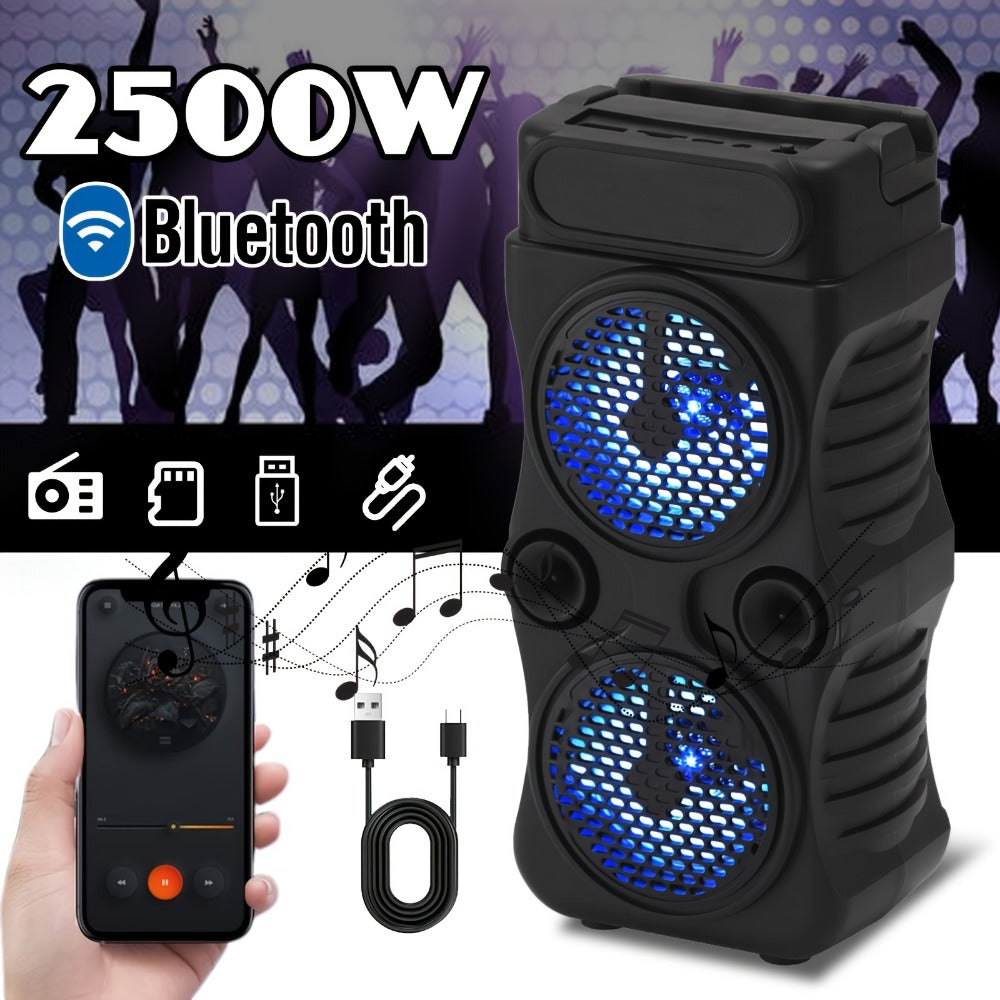 Portable PA Speaker, Stereo, Wireless, USB, 3000Watts, Speakers for Parties and Karaoke