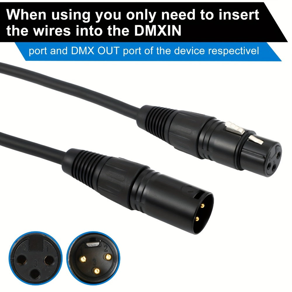 LED Stage Light, 10 Pack, DMX Control, Pack/, 26.3ft, DMX for Stage and Party Lighting