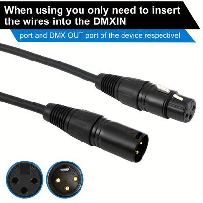 LED Stage Light, 10 Pack, DMX Control, Pack/, 26.3ft, DMX for Stage and Party Lighting