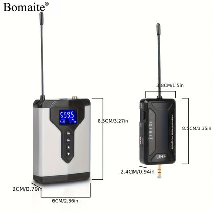 Audio Mixer, Wireless, Rechargeable, Bomaite, Lavalier for Live Sound