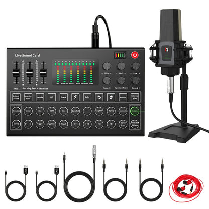 USB Audio Interface, 5V, Wireless, USB-C, Podcast, Microphone for Recording and Streaming