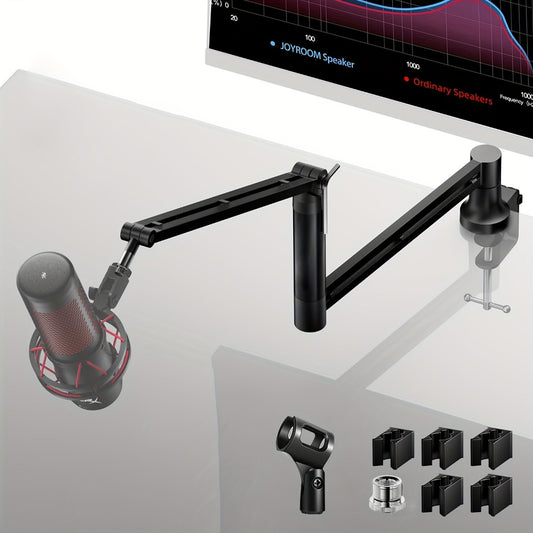 Adjustable Microphone Boom Stand shown in the main product view