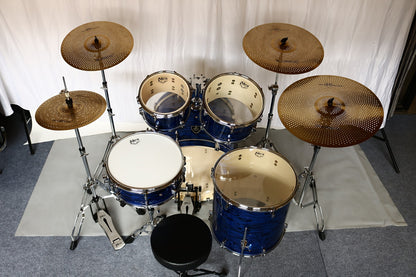 Drum and Cymbal Mute Set, 5pcs, Jazz, Cymbals for Lower-Volume Drum Practice And Rehearsal