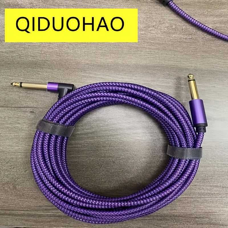 Premium Electric Guitar And Bass Amplifier Cable - 10 Feet/20 Feet, High-Quality Sound, Long-Lasting And Flexible, Works with All Instruments, Perfect for Holidays And Music Events
