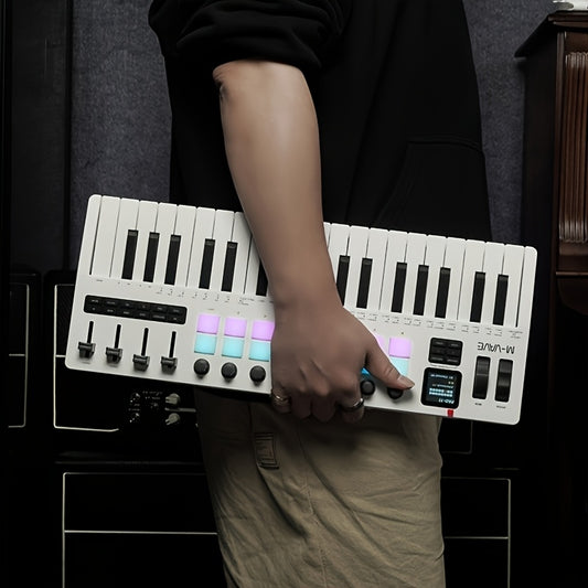 M-VAVE SMK37PRO Professional MIDI Keyboard with 37 Keys, Wireless for Music Composition And Synthesis