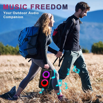 Portable PA Speaker, Karaoke Party, RGB, Wireless, Karaoke, Party for Parties and Karaoke