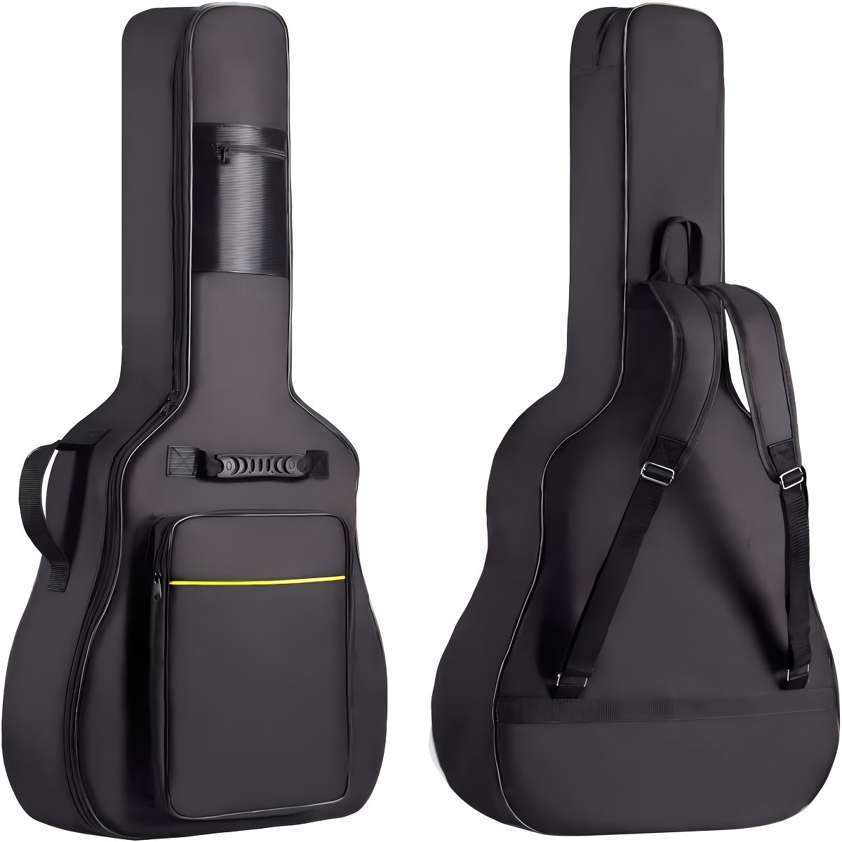 38 39 40 41 Inch Guitar Backpack Acoustic Guitar Bag 0.3 Inch Thick Padding Dual Adjustable Shoulder Strap Guitar Case Gig Bag with Back Hanger Loop variant image
