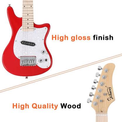 Electric Guitar, Adjustable, 5W, 30in, Maple, Fingerboard for Lessons and Practice