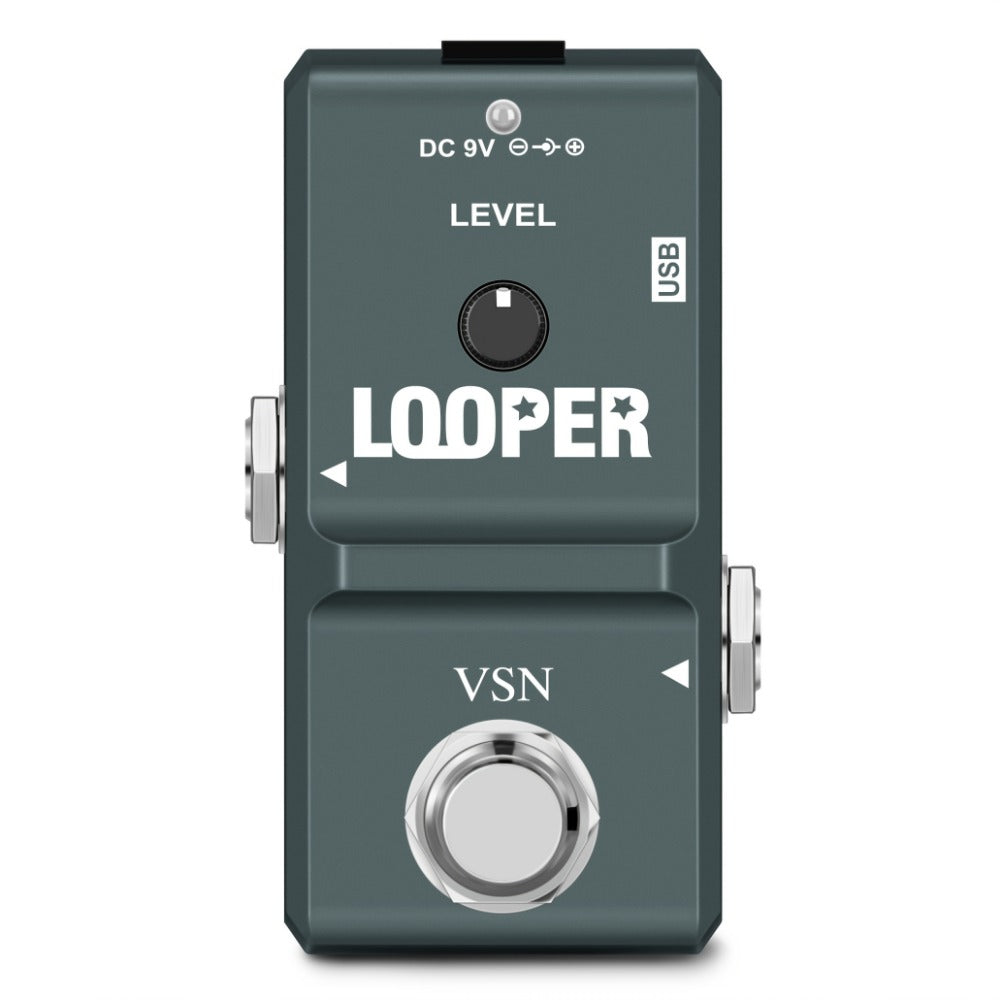 Guitar Effects Pedal, 48Khz, USB, True Bypass, Mini for Electric Guitar Or Bass Tone