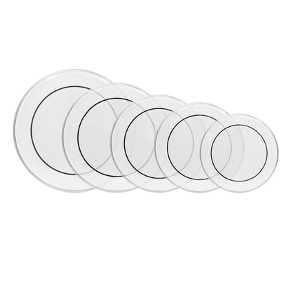 Transparent Drum Heads (22", 16", 14", 13", 12")