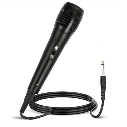 Portable Karaoke System, 3.5mm, Handheld, Wired, Microphone for Parties and Karaoke