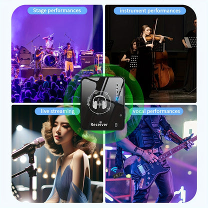 Wireless In-Ear Monitor System, Portable, 2.4 GHz Wireless for Personal Monitoring