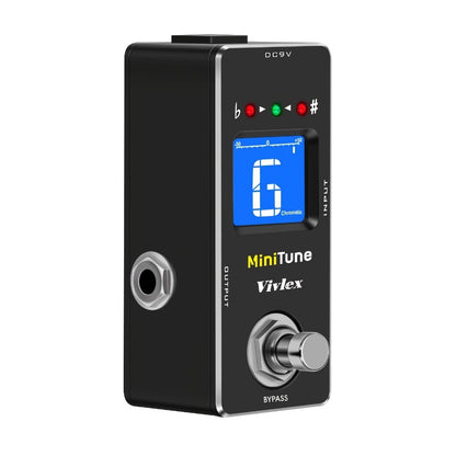 Chromatic Instrument Tuner, True Bypass, Tuner Pedal, Guitar for Guitar and Bass Tuning