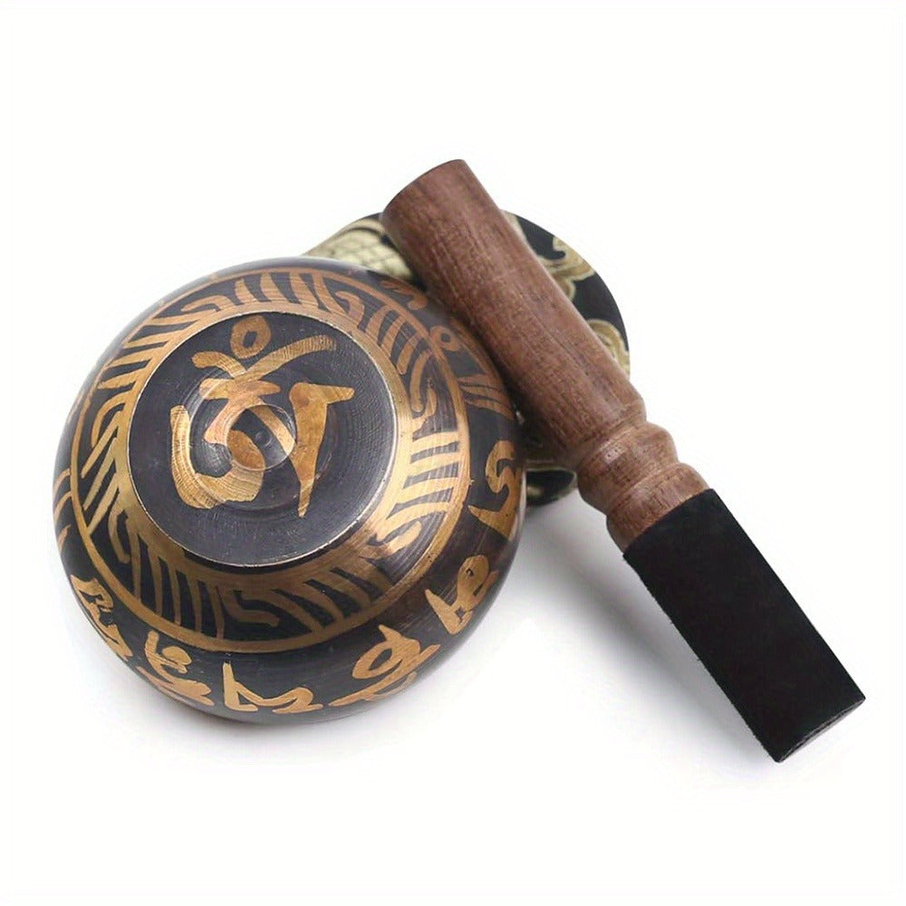 Nepalese Singing Bowl, 3.15-Inch Handcrafted Meditation Sound Bowl