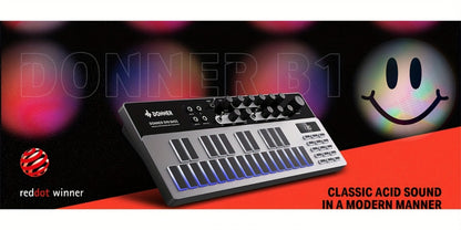 MIDI Pad Controller, Donner, Sequencer, Bass for Music Production