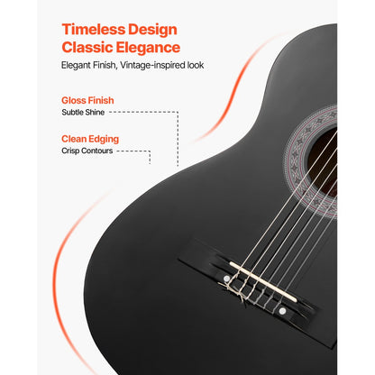Acoustic Guitar, VEVOR, Classical, Beginner for Lessons and Practice