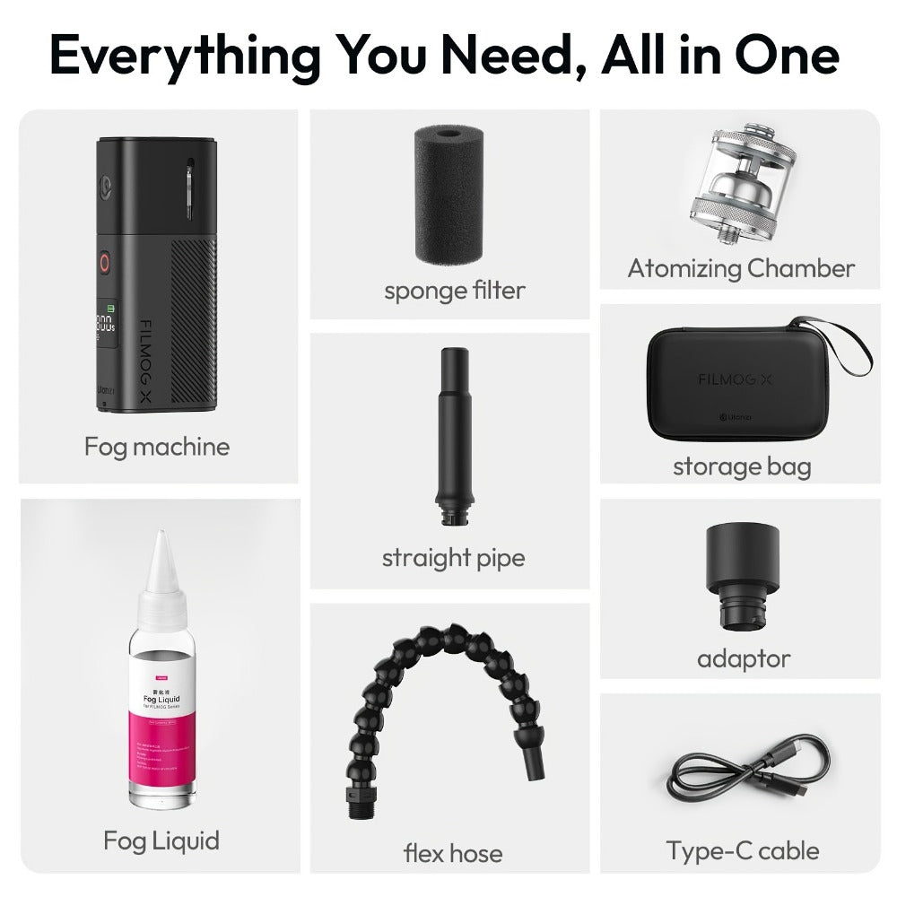 Stage Fog Machine, USB-C, Adjustable, Ulanzi, FILMOG for Stage and Party Lighting