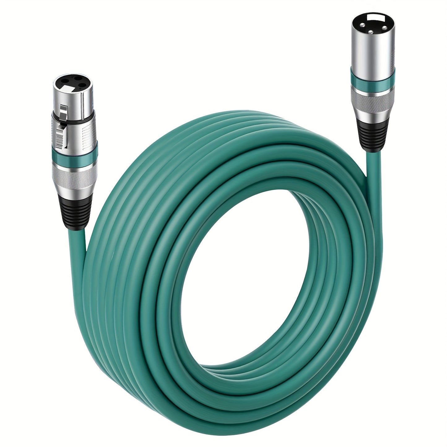 1pc 236. 22 Inch Microphone Cable, Audio Connection Cable, New Color Copper Alloy Head Large Three-Core Balance Gun Atoc Mixer Audio Connection Cable